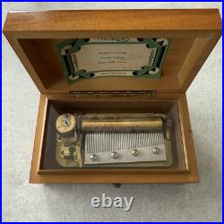 VTG Thorens Switzerland Music Box Lullabies Brahm's Brooks Sleep Little Prince
