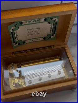 VTG Thorens Switzerland Music Box Lullabies Brahm's Brooks Sleep Little Prince
