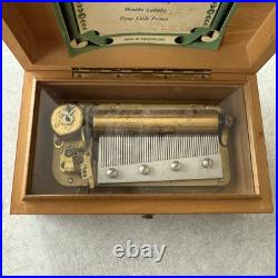 VTG Thorens Switzerland Music Box Lullabies Brahm's Brooks Sleep Little Prince