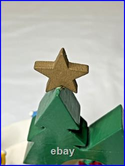 VTG Wendt & Kuhn Christmas Winter Procession Music Box Erzgebirge German Santa