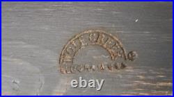 VTG. Wolf Creek Folk Art Eldora Iowa Wooden Noah's Ark Music Carousel 1980s Rare