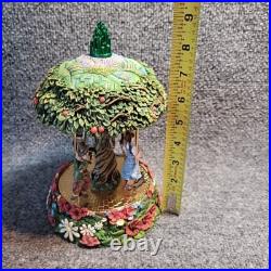 VTtG 1999 Wizard Of Oz We're Off To See The Wizard Carousel Music Box WORKS