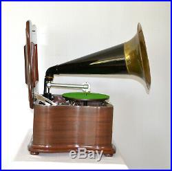 Very Rare Rigid Arm Reginaphone Music Box & Phonograph
