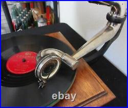 Victor Ill Phonograph with oak Horn circa 1905 Fully Restored