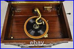 Victor Victrola Talking Machine Mahogany Credenza Model 22850 Record Player