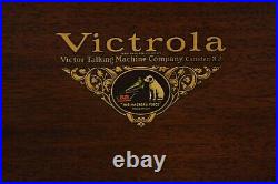 Victor Victrola Talking Machine Mahogany Credenza Model 22850 Record Player