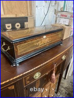 Victorian Era Swiss Cylinder Crank Music Box 19thC