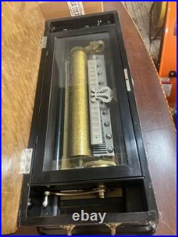 Victorian Era Swiss Cylinder Crank Music Box 19thC