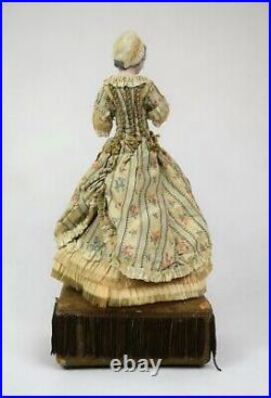Victorian Music Box with a Mechanical Porcelain Doll, circa 1880