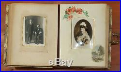 Victorian Photo Album Music Box incl 6 Disks