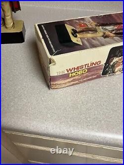 Vintage 1960's Battery Operated Whistling Hobo Music Box Collectible Waco Japan