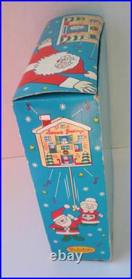 Vintage 1960's Yuletide Musical House With Box Christmas Wall Decor, Japan, Works