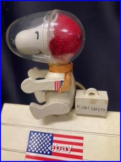 Vintage 1969 Peanuts Astronaut Snoopy Music Box Fly Me to The Moon Working 8.5
