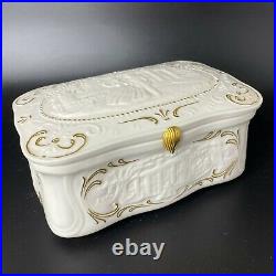 Vintage 1987 Franklin Mint Gone With the Wind GWTW Porcelain Jewelry Music Box