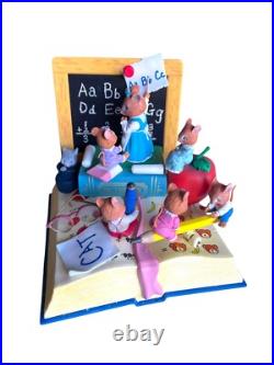 Vintage 1989 Enesco Multi-Action Musical Box Mitey-Nice Mouse Schoolhouse NIB Vintage 1989 Enesco Multi-Action Musical Box Mitey-Nice Mouse Schoolhouse NIB