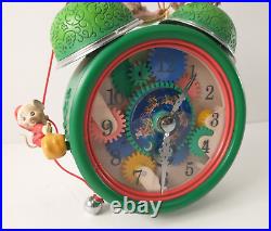 Vintage 1991 Enesco TIME FOR CHRISTMAS Animated Mice Music Box SILVER BELLS Rare