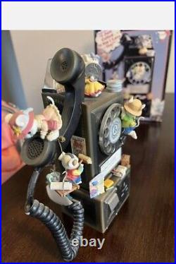 Vintage 1992 Enesco Party Line Deluxe Action Musical Telephone