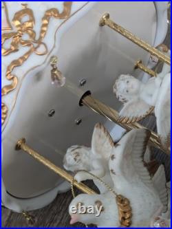 Vintage 6 x 9 San Francisco Music Box Company 4 Angel & Dove Carousel
