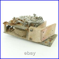 Vintage 925 Sterling Silver Singing Bird Box Broken/damaged For Parts Or Repairs