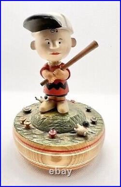 Vintage Anri wood carved Charlie Brown music box