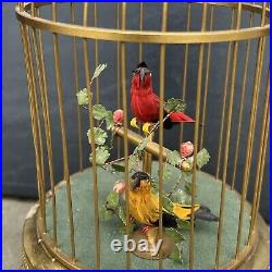 Vintage Antique Wind Up Music Bird In Cage Germany Needs Repair Vintage Antique Wind Up Music Bird In Cage Germany Needs Repair