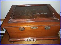 Vintage Antique symphonium disk music box 1890s Plays and looks great! BIN $1500