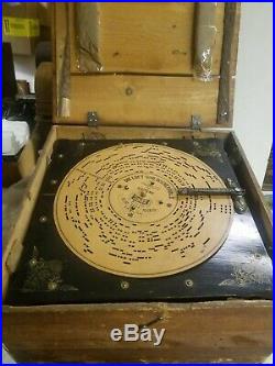 Vintage Ariston Organette Disc Music Player
