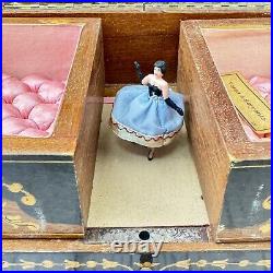 Vintage Ballerina Music Jewelry Box, Plays Torna a Sorrento RARE VTG