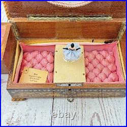 Vintage Ballerina Music Jewelry Box, Plays Torna a Sorrento RARE VTG