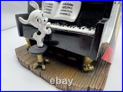 Vintage Betty Boop Kick Piano Music Box with Pudgy Red Dress Westland Tag Works