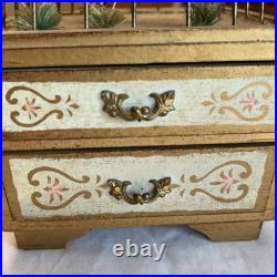 Vintage Bird Cage Musical Jewelry Box Swinging Bird In Excellent Working Order Vintage Bird Cage Musical Jewelry Box Swinging Bird In Excellent Working Order
