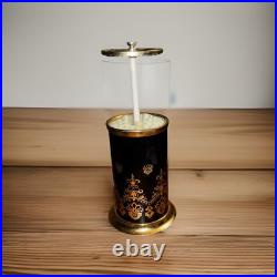 Vintage Black And Gold Carousel REUGE Switzerland Music Box Cigarette Dispenser Vintage Black And Gold Carousel REUGE Switzerland Music Box Cigarette Dispenser