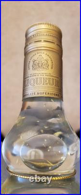 Vintage Bols Dancing Ballerina Music Box Gold Flake Snowglobe Bottle Sealed Work