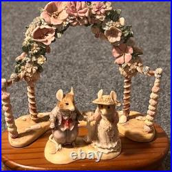 Vintage Brambly Hedge Enesco Mouse Wedding Music Box 1988 Jill Barklem /999