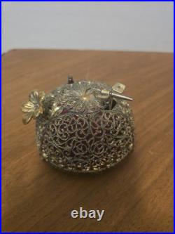 Vintage Butterfly Automaton Musical Box