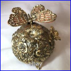 Vintage Butterfly Musical Automaton Mechanical Wind Up Music Box (Westland)