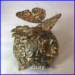 Vintage Butterfly Musical Automaton Mechanical Wind Up Music Box (Westland)