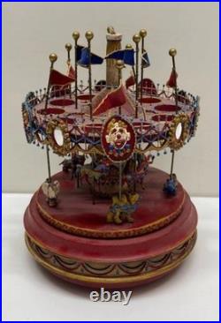 Vintage Carousel by KEITH BRIAN STAULCUP Brilar Carousel works 1970s WORKS