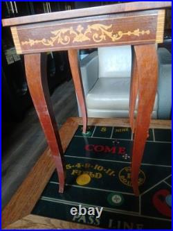 Vintage Chess Table 17 X 14.5 X 10.5 (R)