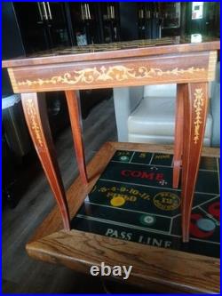 Vintage Chess Table 17 X 14.5 X 10.5 (R)