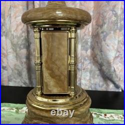 Vintage Cigarette Holder Music Box Swan Lake Reuge Marble Gold Wind-up Type