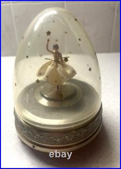 Vintage Cody Domed Spinning Ballerina 6in Tall Music Box Tico Tico SEE VIDEO