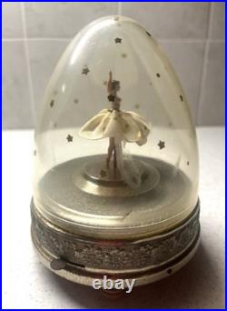 Vintage Cody Domed Spinning Ballerina 6in Tall Music Box Tico Tico SEE VIDEO