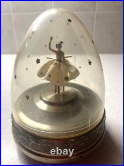 Vintage Cody Domed Spinning Ballerina 6in Tall Music Box Tico Tico SEE VIDEO
