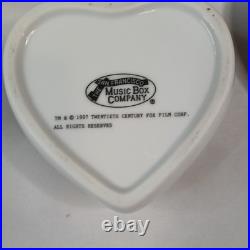 Vintage Disney Anastasia San Francisco Music Box Trinket Dish Hard to Find 1997