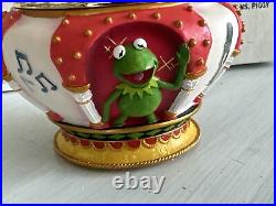 Vintage Disney Muppets Jim Henson Music Box Miss Piggy, Kermit the Frog New