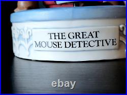 Vintage Disney Music Box Musical Memories GREAT MOUSE DETECTIVE 4174/19750 Used