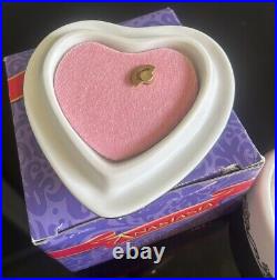 Vintage Dream Waltz Anastasia Heart Shaped Porcelain San Francisco Music Box