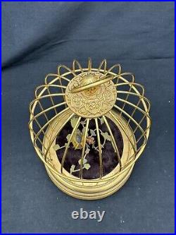 Vintage ELPA Automation Bird Brass Cage Music Box, GERMANY