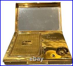 Vintage Elgin American Musical Compact Powder Box